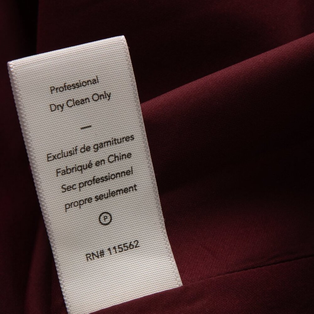 Elizabeth & James Carter Dress Fit & Flare Sleeveless Skater Maroon Wine Mini 4 - Picture 5 of 6